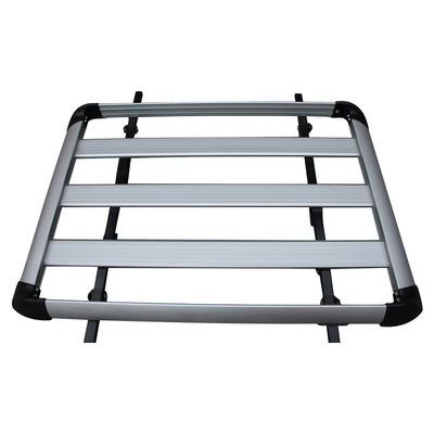 127*96cm 50*37 Inch Car Roof Rack Aluminum Material Black / Silver Color
