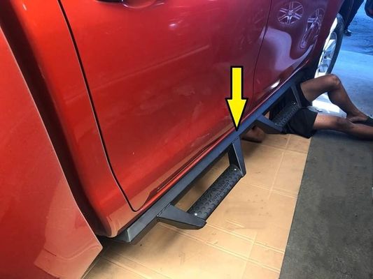 OEM Manufacturer Wholesale Metal Custom Running Boards , Truck Step Bars For Hilux LC NP300 Isuzu Triton