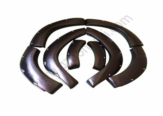 Black Appearance Truck Fender Flare ABS Plastic Material For Toyota Fortuner