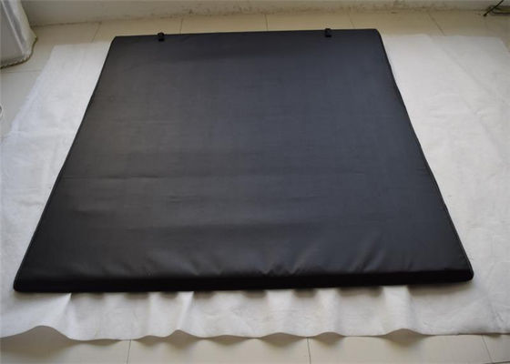 PVC Soft Tri Fold Tonneau Bed Cover 12 Months Warranty For Toyota Hulix Revo