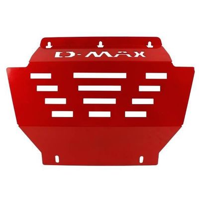 Dmax Red Color Auto Skid Plate , Engine Protection Board For Pickup Truck