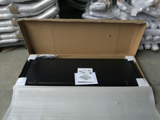 PVC Soft Tri Fold Tonneau Bed Cover 12 Months Warranty For Toyota Hulix Revo