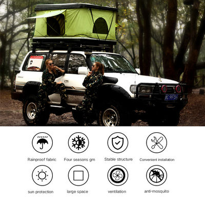 OEM Manufacturer Wholesale Aluminum Ladder 4 Person Camping Automatic Car Roof Tent Hardshell