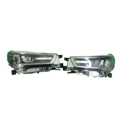 Manufacturer Wholesale 4X4 ABS Plastic LED Headlight Car Light for Toyota Hilux Revo Rocco 2020 2021