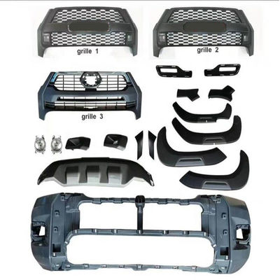 Black Car Front Bumper Rocco 2020 2021 Facelift Body Kit