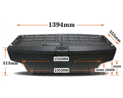 Shockproof Ford Ranger Pickup Bed Extender UV Protected PE Plastic