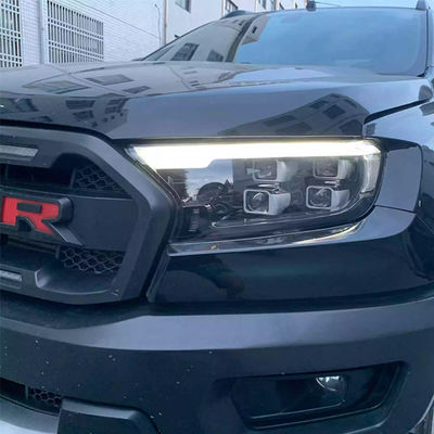 Ford Ranger T7 T8  Full Led Headlights 4 Len Projector ABS Material