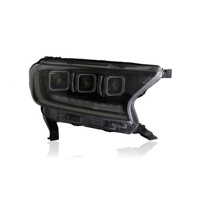 LED 3 Lens Ford Ranger Headlight With Streamer 0.13CBM Volume