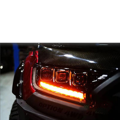 6000K 3 Len Projector Headlight Tail Light For Ford Ranger T7 T8