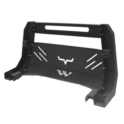 Black Toyota Hilux 2021 Truck Bull Bar Powder Coat Polished
