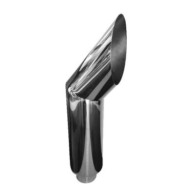 SS201 Semi Duty Truck Deer Guard Diesel Exhaust Stack Hand Polishing
