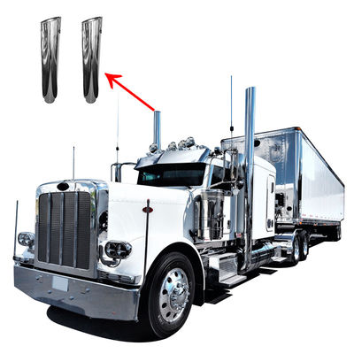 SS201 Semi Duty Truck Deer Guard Diesel Exhaust Stack Hand Polishing