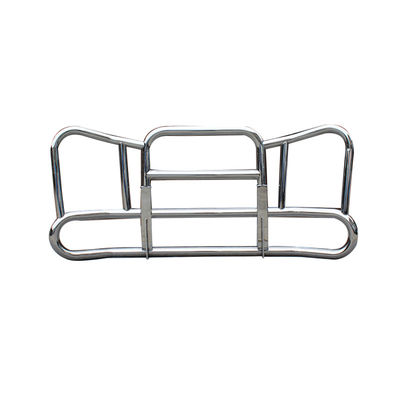 Luxurious 304 Stainless Steel Heavy Truck Body Parts Front Bumper Deer Guard for Cascadia For Volvo Kenworth 