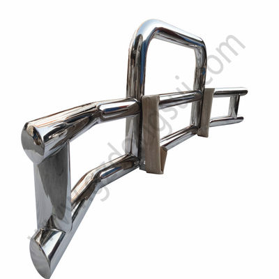 304 Stainless Steel Heavy Truck Body Parts Front Bumper Deer Guard for Cascadia