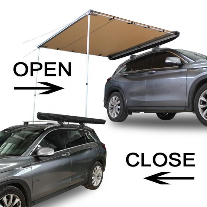 2X3m Retractable 280G Canvas car side tent 400D Oxford SUV Offroad Car